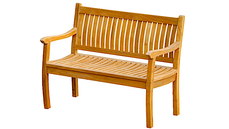 Teak Canterbury Bench 120CM