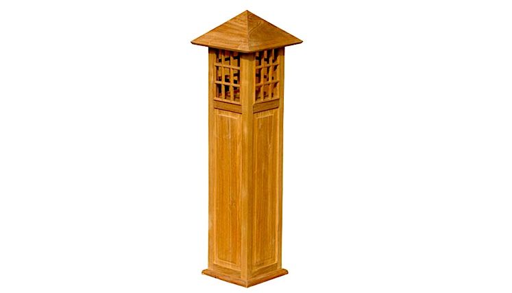 Teak Garden Lamp